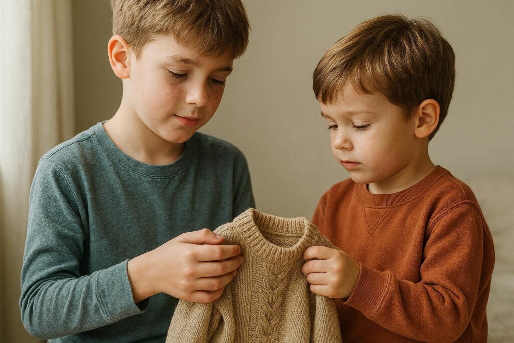 transmission vêtements durables enfants etikashion